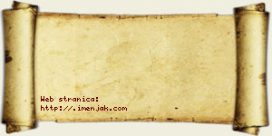 Irena Milijanović vizit kartica